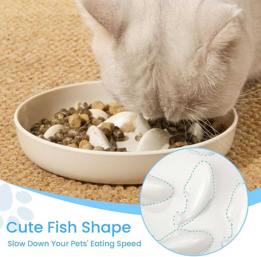 fish shaped slow feeder